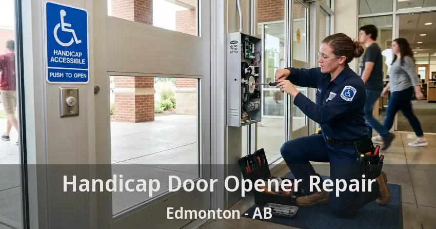 Handicap Door Opener Repair Edmonton - AB Handicap Door Opener Repair Edmonton - AB