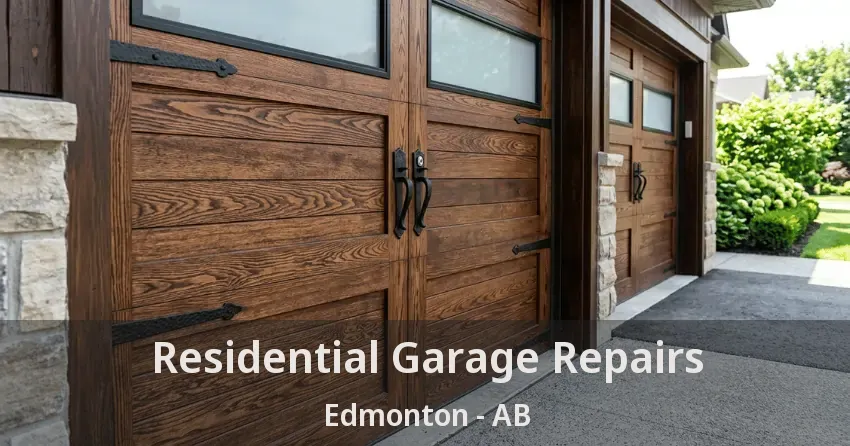Residential Garage Repairs Edmonton - AB